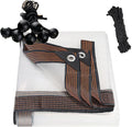 Chicken Coop Cover for Winter - Waterproof Chicken Coop Tarp with Elastic Cords & Rope, Durable Covers for Winter Protection Patio Covering Henhouse Porch Canopy Plant Camping,10x18 FT