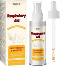 Respiratory Aid for Poultry, 4Oz Chicken Supplement for Sneezing, Coughing & Nasal Relief, Safe for All Birds, Dropper and Spray Top Included, Drinking Water Additive, Natural Liquid Formula