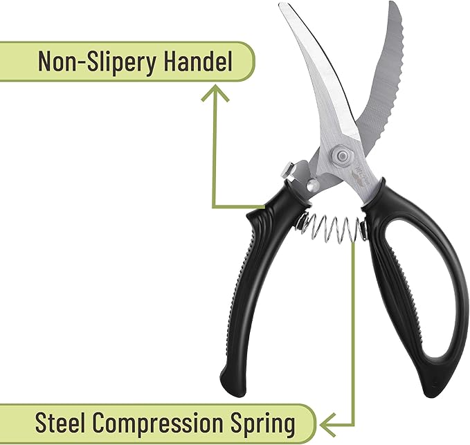 Mr. Pen- Heavy Duty Poultry Shears, Chicken Shears, Meat Cutting Scissors, Chicken Scissors Heavy Duty