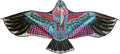 PESTEZE USA Red Eagle Kite 60x28 Inch. EZ to Fly Fun. Provides Humane Bird Deterrence in Yards & Farms. Protects Vegetables, Fruits & Crops from Pest Birds & Critters