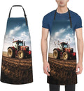 Kitchen Aprons for Men Women Waterproof Apron with 2 Pockets Whale Tail Apron Adjustable Bib Aprons