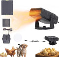 Solar Heater for Chicken Coop,Chicken Coop Heater for Winter,Solar Powered Heaterwith Overheat Protection, Ideal for Drying Heating Pet House Warm Animal Shelter Wind Gear