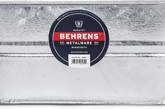 Behrens 0-OV 5-1/2-Gallon Oval Steel Tub