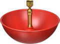 Little Giant® Automatic Poultry Fount | Game Bird Fount | Heavy Duty Plastic | Waterer Bowl with Hose Attachment | 1.5 Quarts