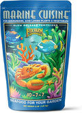 FoxFarm Marine Cuisine All Purpose Fertilizer - 10-7-7 Ocean-Based Plant Food with Crab Meal, Seabird Guano & Kelp - Slow Release Fertilizer for Vegetables, Flowers, Roses & Container Plants - 4 lb