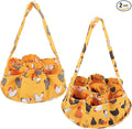 LUOZZY Egg Bag Egg Collecting Basket Canvas Chicken Egg Basket for Gathering Fresh Eggs with 7 Pouches Farmhouse Egg Storage Bag for Chicken Duck Goose Egg