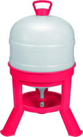 Little Giant® Plastic Dome Waterer | Heavy Duty Plastic Gravity Fed Poultry Waterer Container Tank | Chickens, Ducks & Other Birds for Hobbyists, Farmers and Ranchers | 8 Gallon