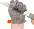 Cut Resistant Stainless Steel Metal Mesh Glove, Food Grade Chainmail Glove for Cutting, Butcher Gloves for Oyster Shucking Fish Filleting Food Processing Leather Cutting (X-Large (Pack of 1))