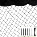 100'x100' Bird Netting for Chicken Coop, Heavy Duty Nylon 1" Mesh Poultry Netting Chicken Nettings Roof Hawk, Aviary Nettings Deer Fence Garden Net for Fruits Trees Plant