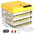 216 Egg Incubator for Hatching Eggs with Fully Automatic Egg Turning, Humidity Control by Bottles, Incubators for Chicken, Ducks, Quail, and Other Poultry Eggs, 360° View with Clear Window