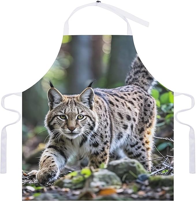 Waterproof Apron Adjustable Bib Aprons with Pockets Smiling Apron Kitchen Aprons for Women Men