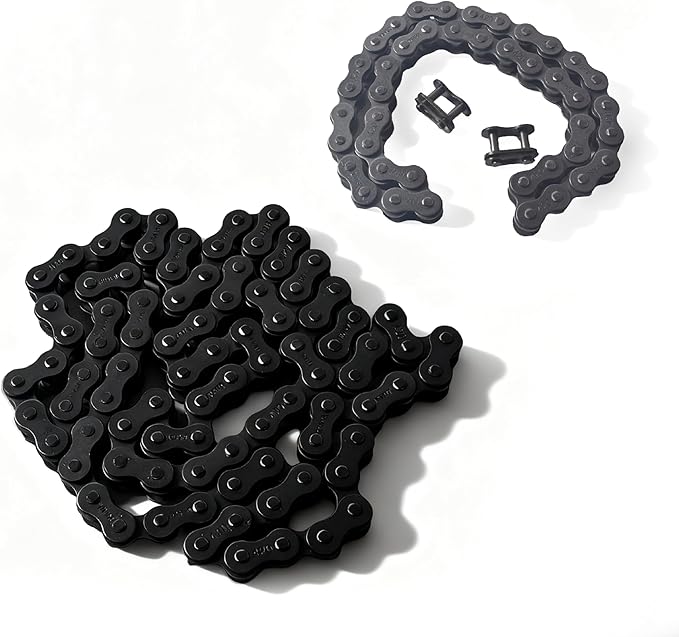 Mini Bike Chain Guard Cover 420 Chain 42&90 Links with Chain Tensioner Kit for Coleman CT200U CT200U-EX BT200X Baja Warrior MB200 MB165 Massimo for Predator 212cc 196cc 6.5hp 5.5hp Mini Bike Parts
