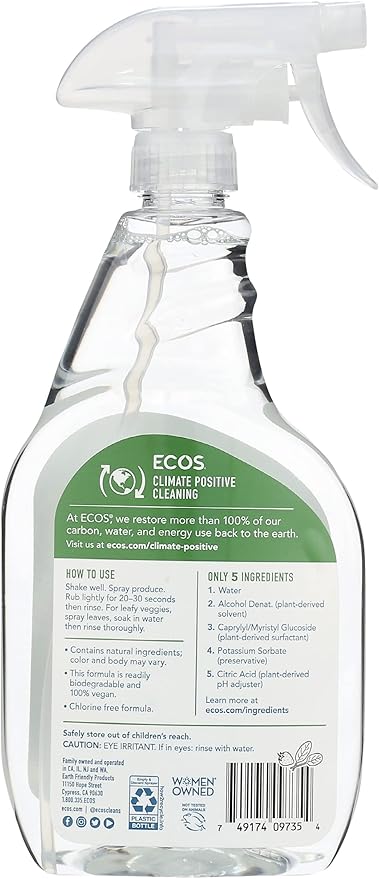 Earth Friendly Products Fruit and Veggie Wash, 1 Count