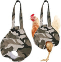 Chicken Holder Bag Chicken Medic Bag Chicken Carrier with Handle Chicken Supplies Catching Hand Bag for Hen Rooster Poultry Chicken Transport (Camouflage (1 Pack))
