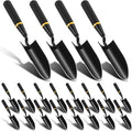 20 Pcs Garden Trowel Heavy Duty Garden Hand Shovel Tool Carbon Steel Trowel for Camping Digging Metal Hand Shovel Spade with Resin Handle for Lawn Yard Farm Home Shop Planting (2.56 Inch)