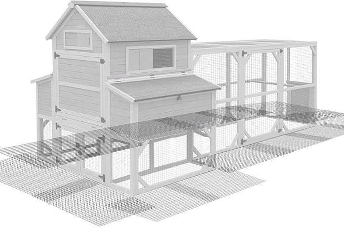 Aivituvin Chicken Wire Mesh Poultry Fence Chicken Coop Bottom Barrier to Keep Your Flock Safe from Predators