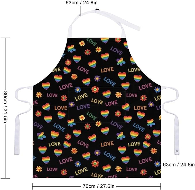 Chef Bib Apron for Restaurant, Anti-Stain with Pocket Adjustable, Cooking Dishwashing Lab Use