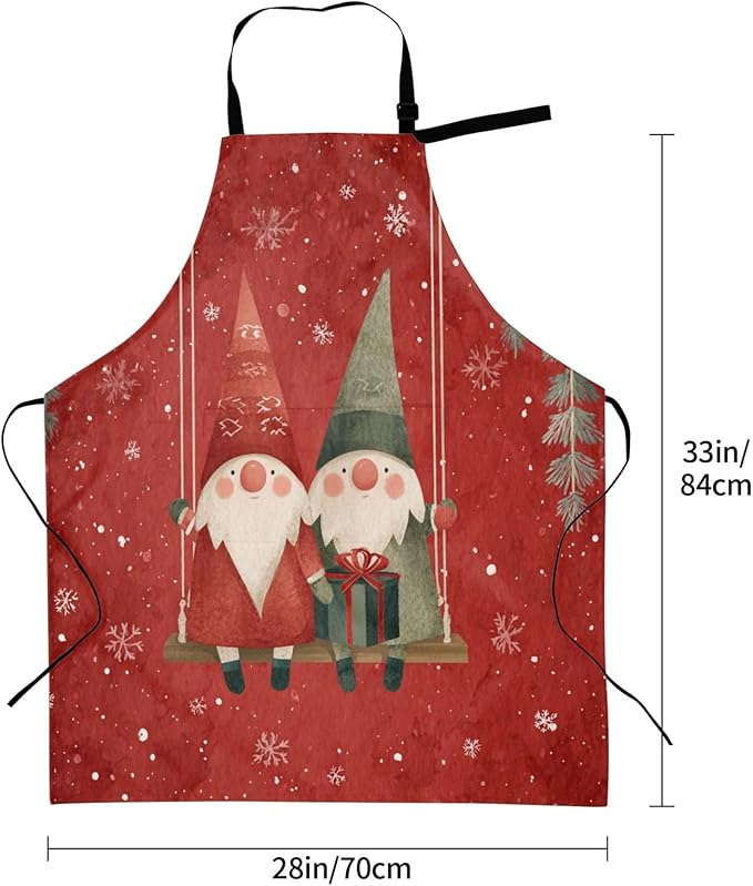 Shark Jumping Home Aprons 2 Pockets 33"×28" for Men Women, Ocean Sea Waterproof Kitchen Cooking Bib
