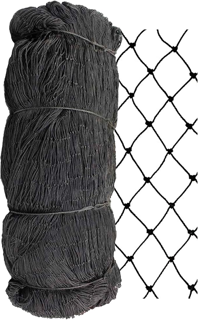 Stromberg’s 2” Mesh Heavy Duty Knotted Aviary Netting, UV Resistant Polyethylene Fiber for Game Birds, Pheasants & Poultry, 85 Lbs Break Strength Durable Against Weather and Predators
