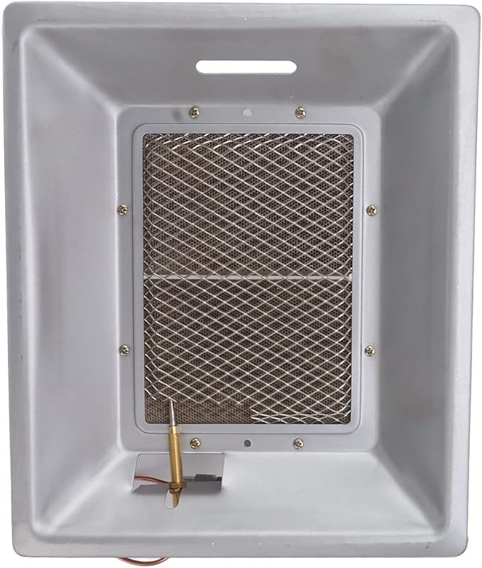 Honio Chicken Catalytic Heater Aluminized Steel Multifunctional Manual Gas Brooder Heater for Chicken Coops, Chicken Coop Heater Manual Infrared Chicken Catalytic Heater Poultry Incubator Heater