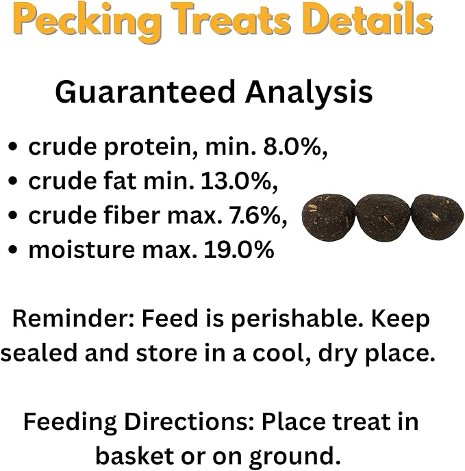 Healthy Coat Kickin Chicken Treat & Supplement Bundle – 2 lb Soft-Baked Apple-Molasses Pecking Treat + Quart (32 oz) Omega-Rich Feed Supplement – All-Natural Chicken Nutrition Pack