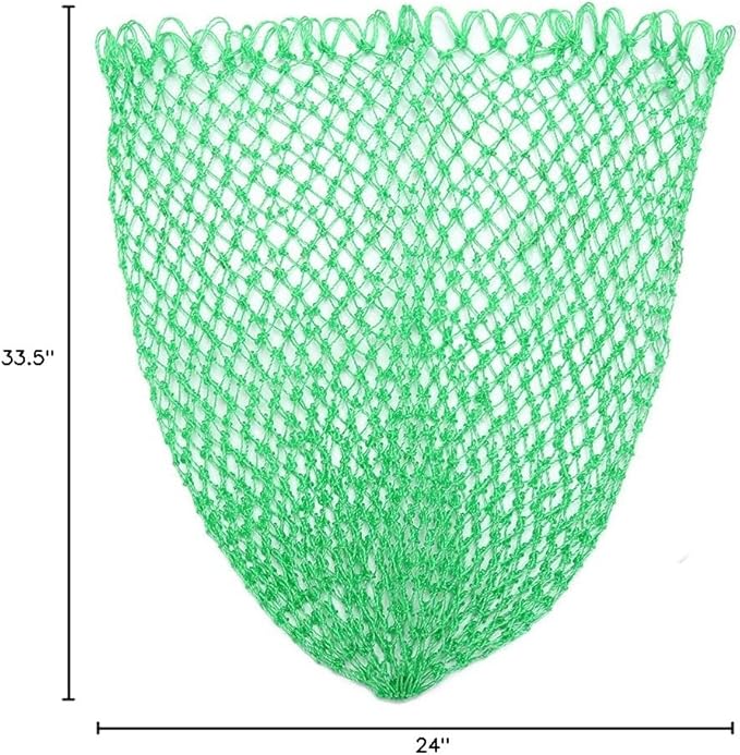Fishing Net Replacement Netting Fishing Landing Net Replacement Net for Freshwater Saltwater Fishing Green 6 Sizes