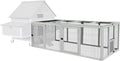 GUTINNEEN Chicken Coop Extension Chicken Run 20.73 ft², Large Expandable Hen House Run with 5 Doors, Universal Fit for Most Coops, Not for Standalone Use,79" L