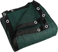 90% Heavy Duty Shade Mesh Tarp Shade Cloth Taped Edge with Grommets - for Outdoor Plant Cover,Patio,Tomatoes Barn Kennel,Greenhouse (Green, 10 ft X 16 ft)
