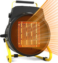Outdoor Heaters for Patio-1500W Portable Electric Garage Heater with 2S Fast Heating, Overheat Protection, Thermostat, Space Heaters for Outdoor, Greenhouse, Room, Garage, Tent, Indoor Use