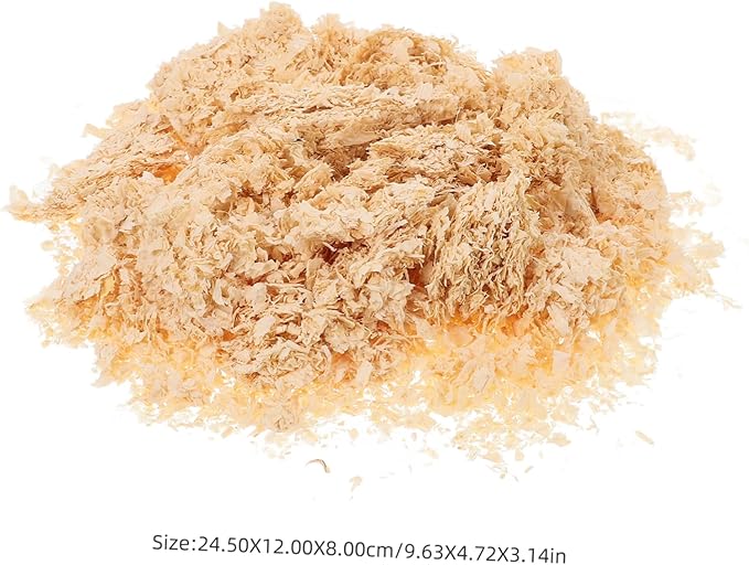 TOYANDONA Natural Wood Shavings for Small Animals Comfortable Bedding for Hamsters Rabbits Ferrets Chicken Coop Bedding Excellent Moisture Absorption Safe Environment