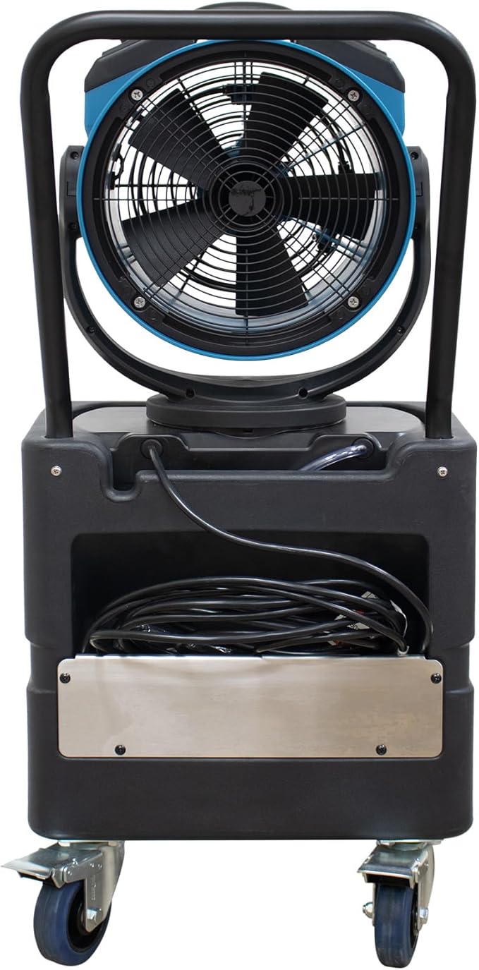 XPOWER FM-68WK Multi-Purpose Oscillatin Misting Fan with Built-In Water Pumo and WT-45 Mobile Water Reservoir
