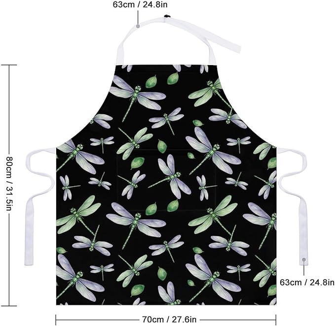 Chef Bib Apron for Restaurant, Anti-Stain with Pocket Adjustable, Cooking Dishwashing Lab Use