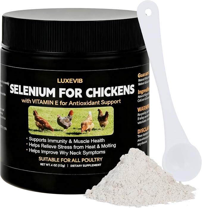 E+S Poultry Vitality Formula | Selenium for Chickens & All Poultry | Nutrient Support Powder for Energy Balance and Mobility | Feed Mix Additive for Healthy Growth