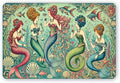 Vintage Mermaid Metal Tin Sign - 12X8" | Rust-Proof & Waterproof Wall Art For Home, Office, Bar, Cafe, Library & Garage Decor