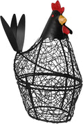ABOOFAN Chicken Basket Holder Decorative Wire Basket for Fresh Eggs Creative for Kitchen Storage and Organization for Home and Restaurant Use