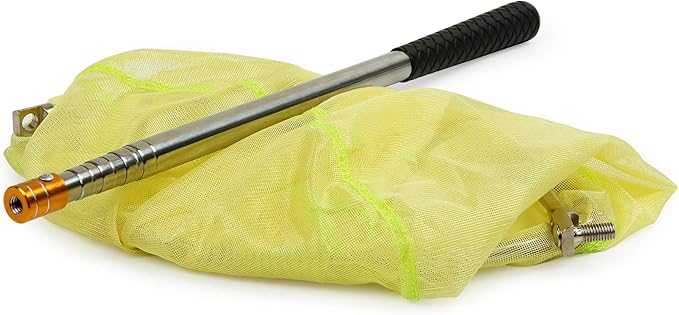 RESTCLOUD Bait Net and Fishing Landing Net with Telescoping Pole Handle Extends to 59 inches