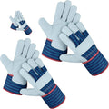 Daniel Smart Men & Women Goatskin Working Glove Lightweight Leather Safety Gloves for construction, gardening outdoor Work