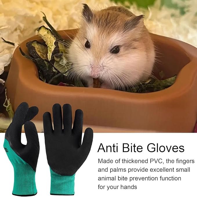 Bite Proof Gloves, Animal Handling Gloves, Puncture-resistant Anti Cut Insulated Thickened Anti Scratch Safe Touch Hand Security Protection, Multifunctional For Dogs, Hamster, Squirrels, Cats