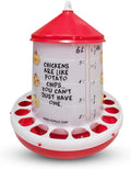 Stromberg's Chicken Emoji Poultry Feeder, 9 lb, Translucent Plastic, Easy Food Level Monitoring, Durable Design, Removable Lid, Fun Poultry Setup, Ground or Hanging Feeder