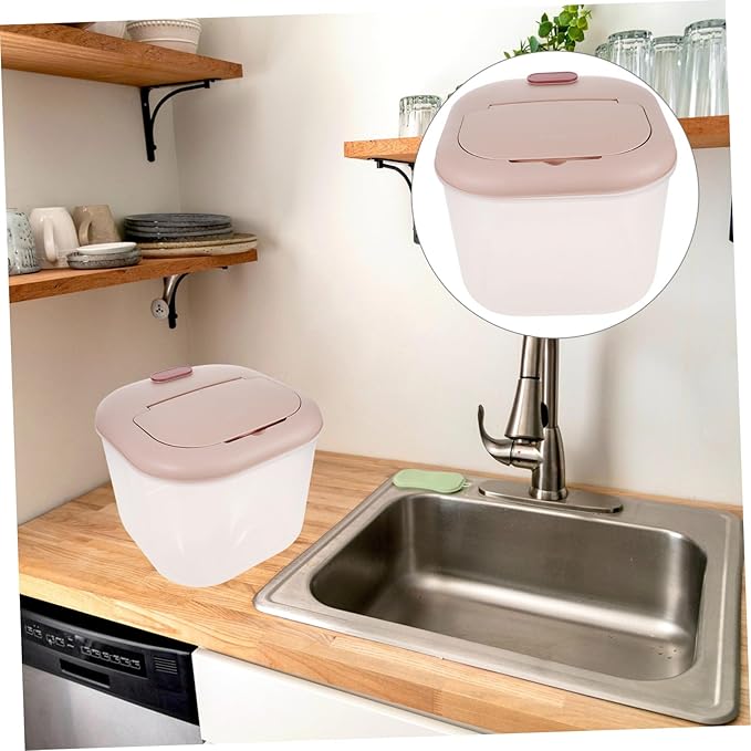 Luxshiny 10kg Sealed Storage Bin for Rice and Grains Airtight Food Containers Lids Pantry Organizing