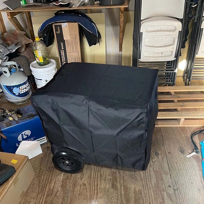 Waterproof Generator Cover 38 x 28 x 30 inch, for Most Generators 5500-15000 Watt, Heavy Duty Thicken 600D Polyester,Weather and UV Resistant