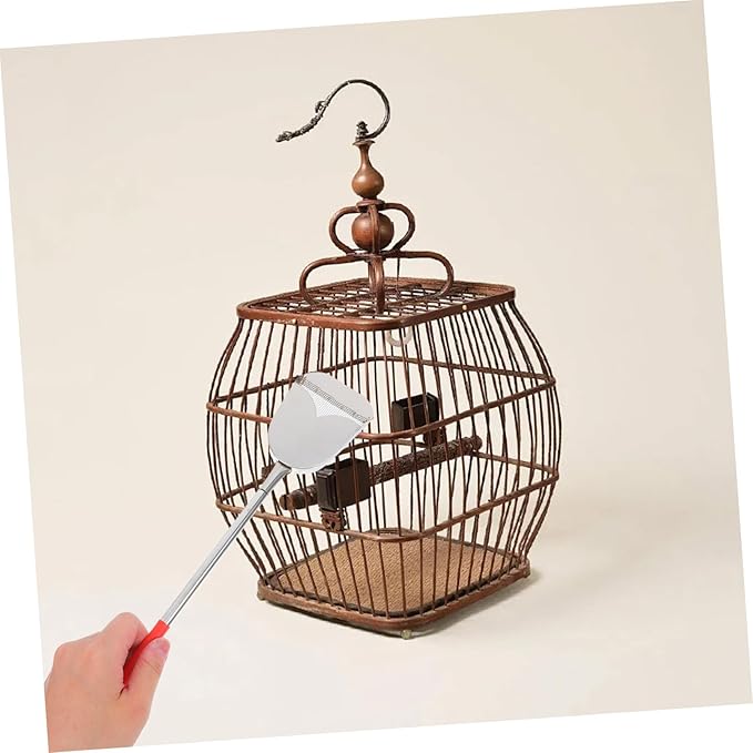 2pcs Bird Cage Cleaning Brush Set Droppings Shovel Efficient Cleaning Tools for Bird and Small Animal Cages Versatile Supplies for Healthier Habitats