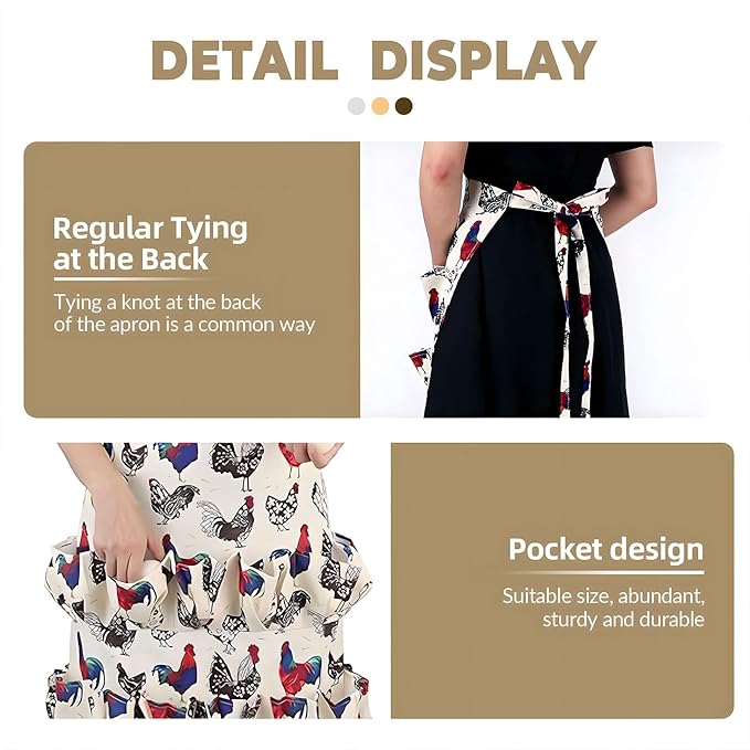 Egg Apron,Egg Collecting Apron for Chicken Duck Goose Eggs,Chicken Egg Apron for Housewife Farmhouse Kitchen Restaurant