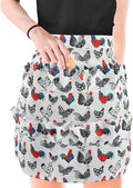 Egg Apron,12 Deep Pockets Eggs Collecting Aprons Polyester,Cute Pattern Design Egg-Carrier Gathering-Apron for Chicken Duck Goose Eggs,Fun to Use,Nice Gift for Women,Adults,Housewives