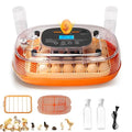 Incubators for Hatching Eggs, 24 Egg Incubator, Automatic Egg Turner with Humidity Control & Digital Temperature, Hatch Day, Auto Water Refill, 360°Viewing for Chicken, Duck, Quail, Duck, Goose