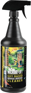 Microbe-Lift Soy-Based Bird Feeder & Bird Bath Cleaner Spray – 32 Oz – Safe Cleaning Solution for Birdhouses, Feeders, & Baths – Deodorizer & Non-Toxic Spray for Birds