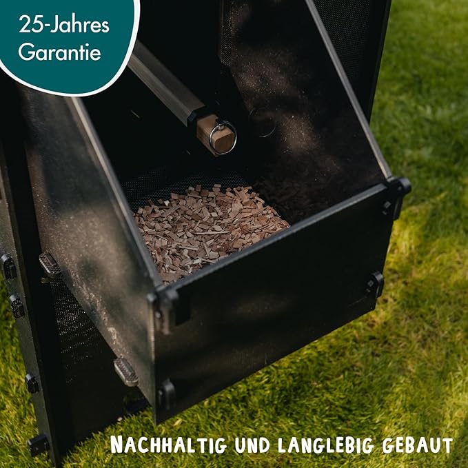 Small Raised Chicken Coop 2-3 Chickens - 25yr Lifespan Chicken Coop for 3 Chickens Or 5 Bantams | 1 Rounded Perch for Chickens & Hens to Roost | Raised Hen House for Poultry with 1 Nesting Box & Ramp
