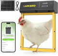 Larkbird Upgraded Automatic Chicken Coop Door Solar Powered, Auto Chicken Door with App Control, Custom Audio Recording, Timer & Light Sensor, Anti-Pinch Design