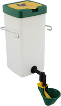 Rural365 Automatic Chicken Waterer System - 1L Green Poultry Watering Cup for Indoor Outdoor Pet Water Dispenser