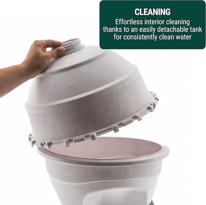 Hatching Time Automatic Poultry Drinker 6 Gallon 22.7 L – Gravity-Fed Chicken Waterer for Coop – UV-Stabilized Plastic Chicken Water Feeder – Easy-Clean, Top-Fill Water Dispenser for Chickens & Ducks
